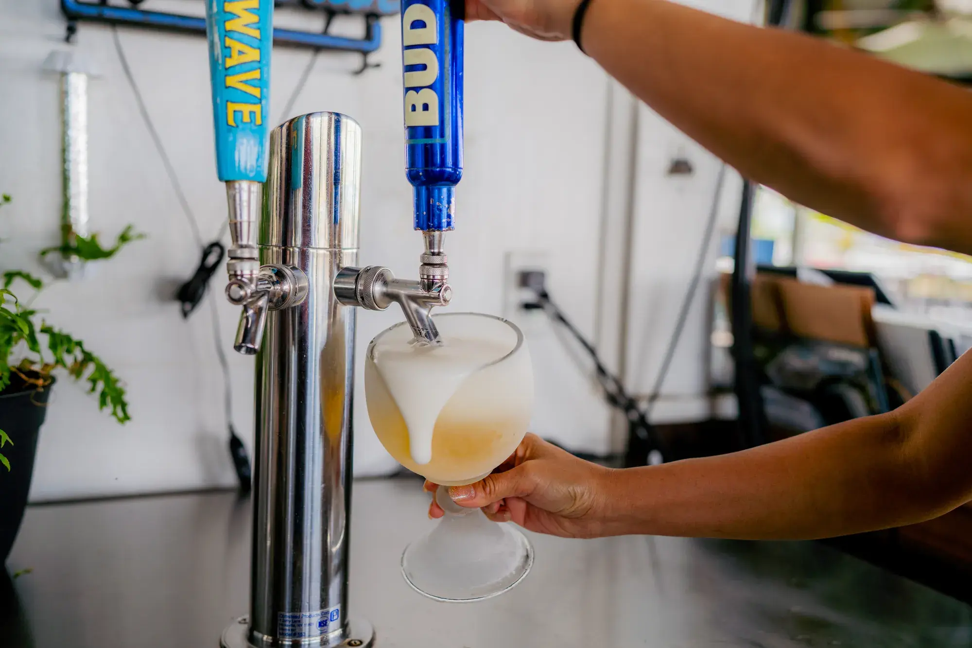 Kona Brew Seltzer at Harbor House Kona, Ask for today's offering.